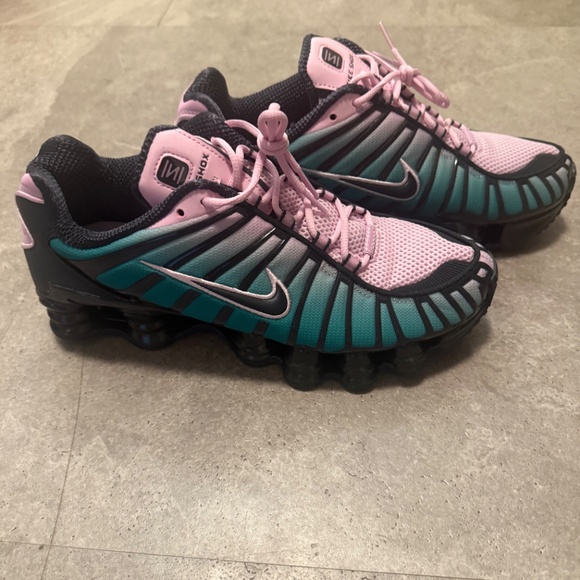Nike Shox TL Fade light pink and green - Picture 3 of 5